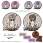 Preview: Patch / Aufnäher  - Smietz Pferd Hellbraun - Beige